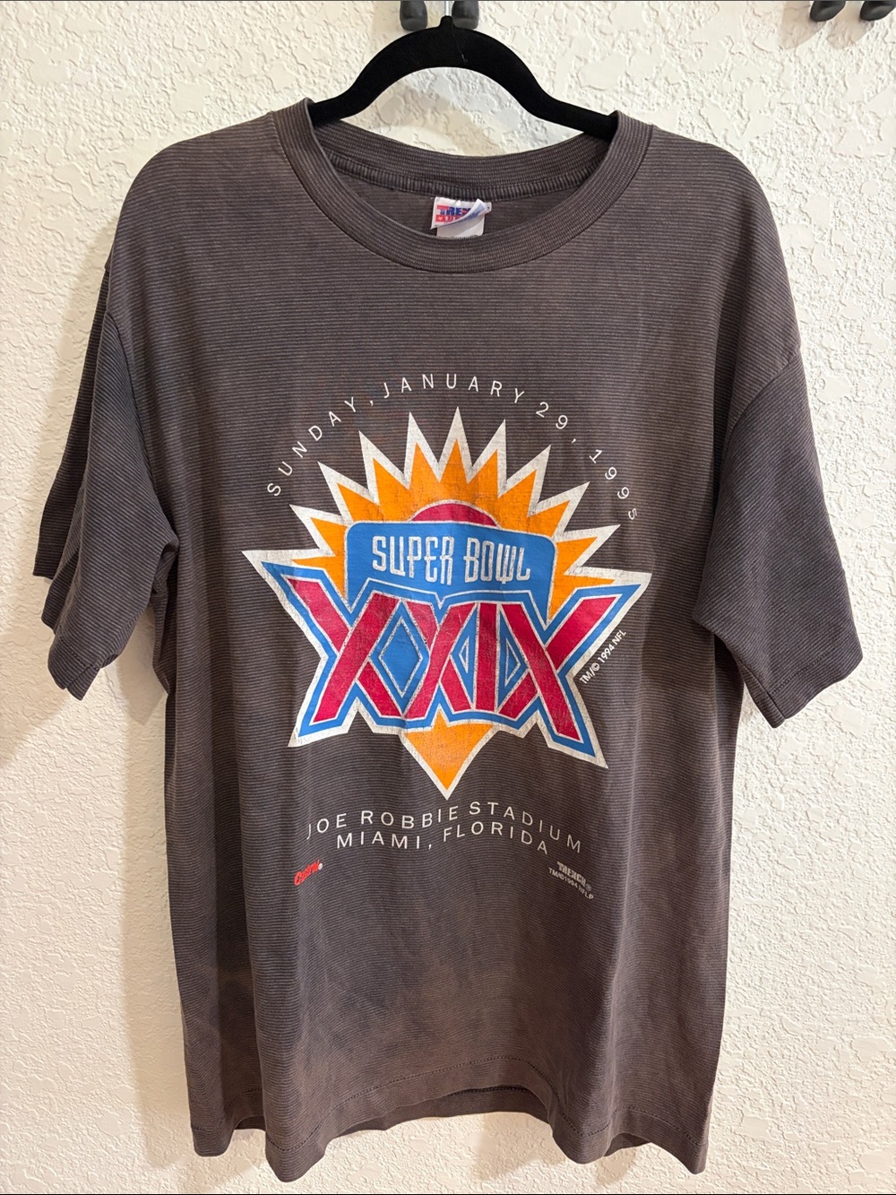 Vintage Super Bowl XXIX Graphic Tee - Gray